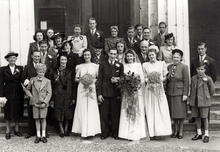 Dora Lee's wedding to John Marr 1948